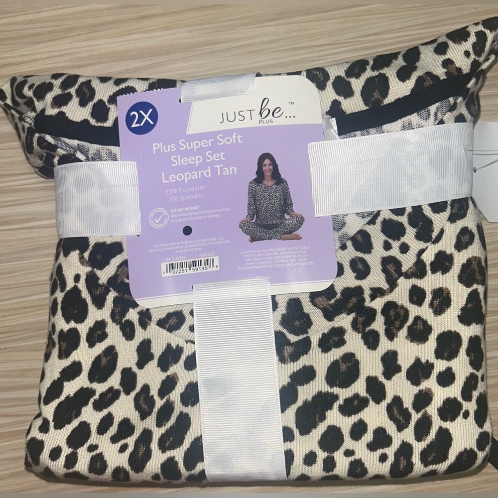 Just Be Plus Super Soft Sleep Set Pajamas
